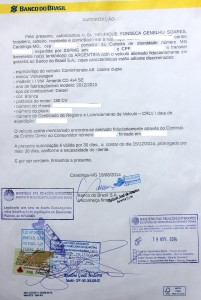 AUTORIZAÇÃO ARGENTINA