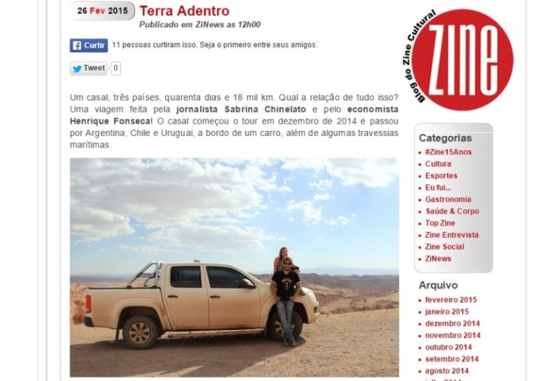 Terra Adentro no Zine Cultural