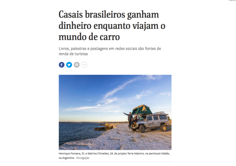 Entrevista para a Folha de São Paulo