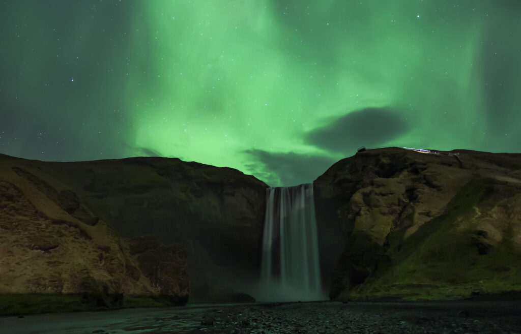 Aurora Boreal na Islândia