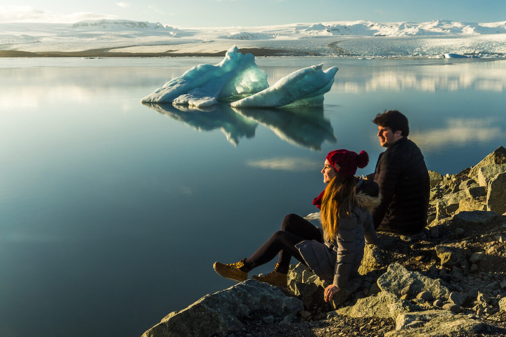 Lagoa Glacial na Islândia