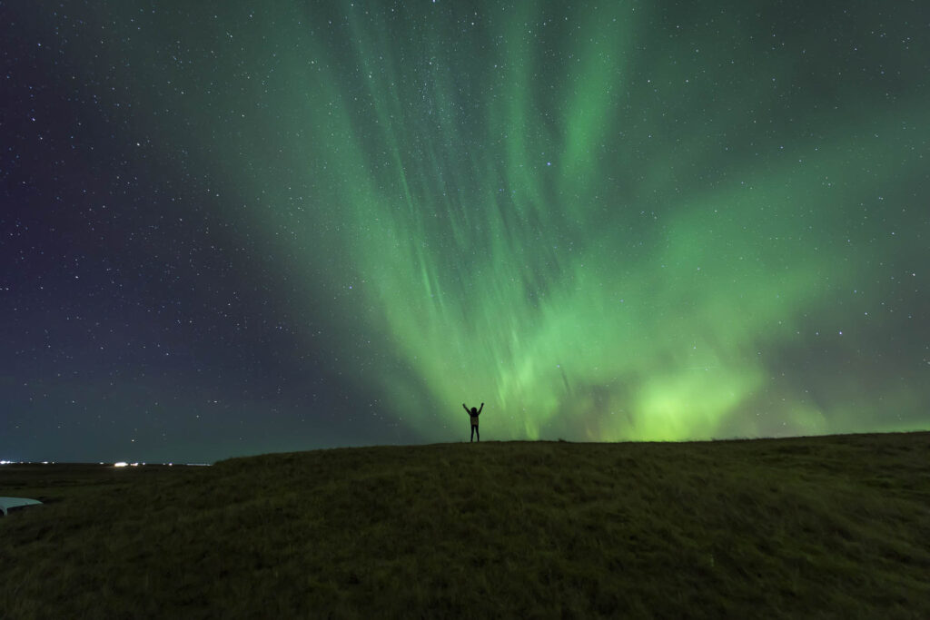 Aurora Boreal na Islândia