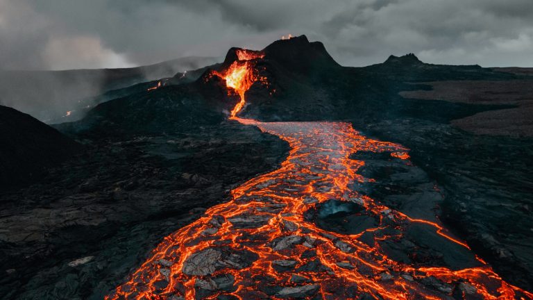 Erupção Vulcânica na Islândia em 2022