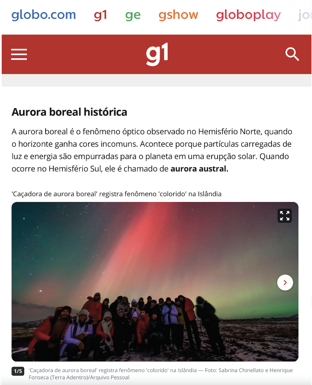 Aurora Boreal G1