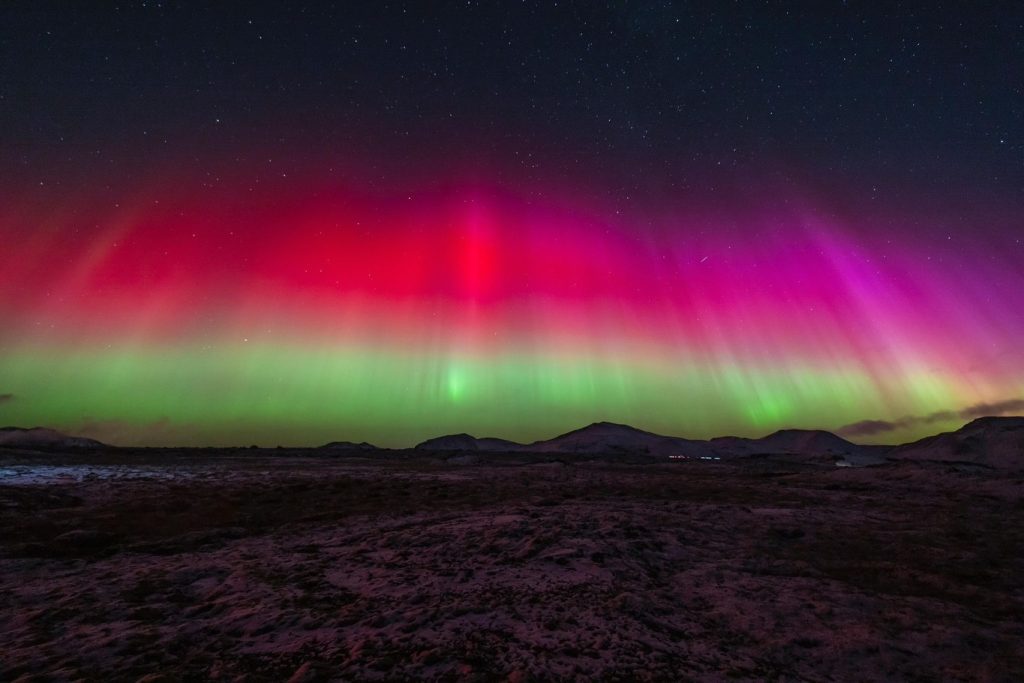 Auroras registradas pelos nossos guias na noite de 10 de outubro de 2024.