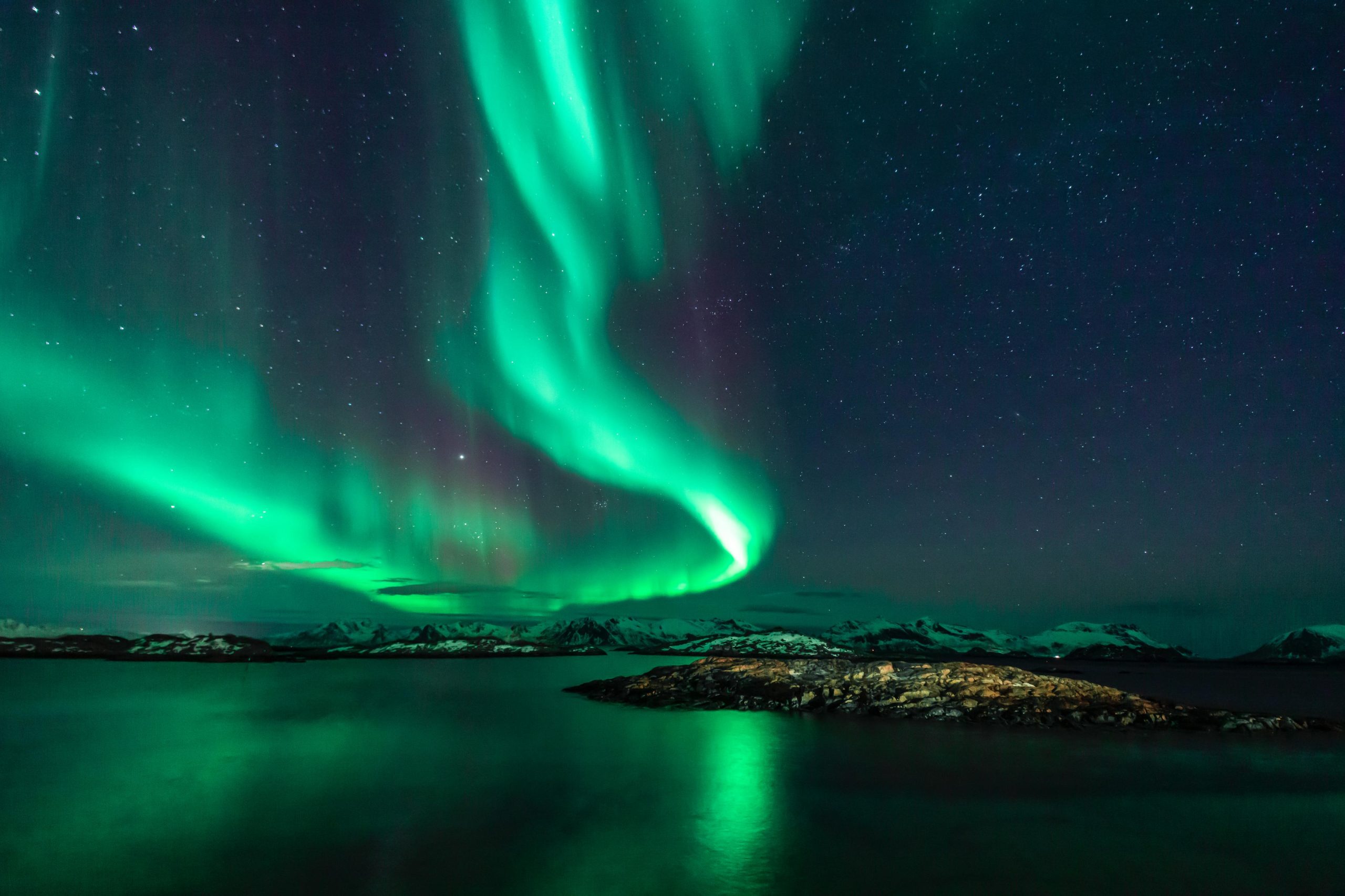 Aurora Boreal na Expedição Ártico® nas Ilhas Lofoten