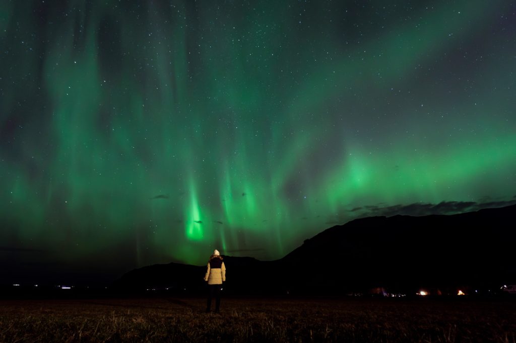Aurora Boreal na Islândia