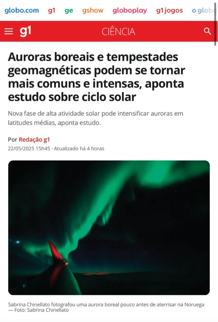 Aurora Boreal mais forte