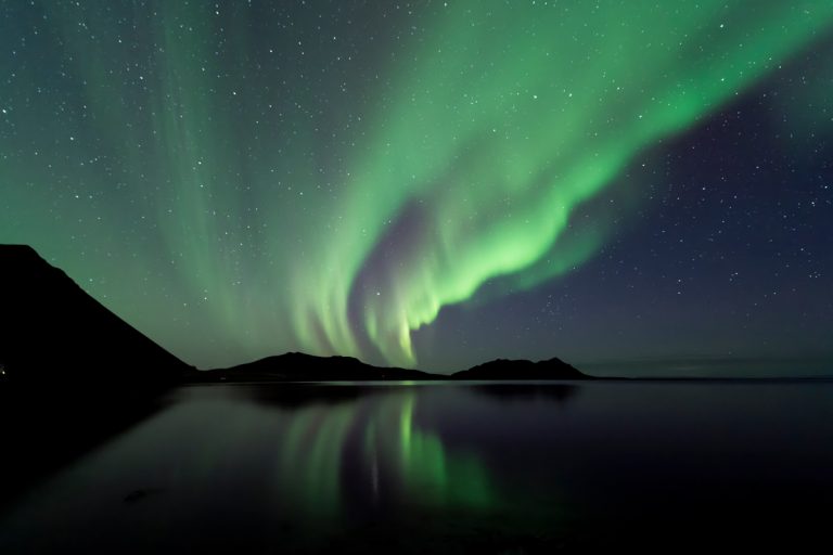 Aurora Boreal na Islândia