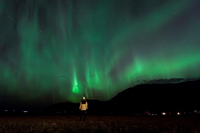 Aurora Boreal na Islândia