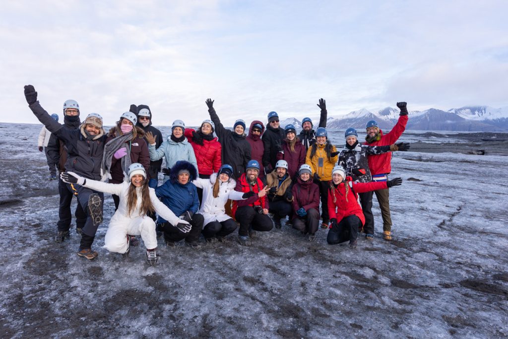 Viajantes da Expedição Islândia.